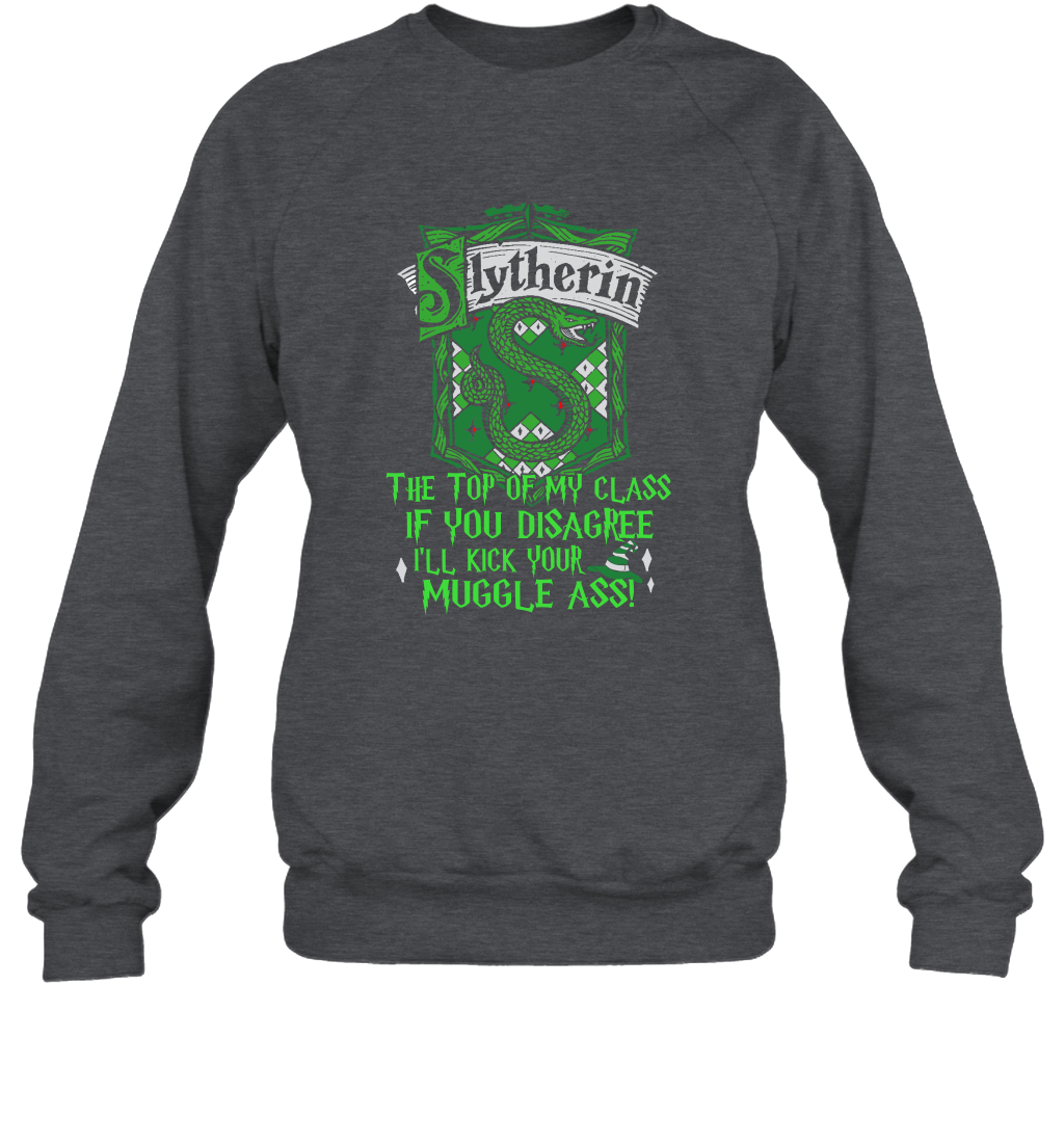 HP QUOTES SLYTHERIN Sweatshirt Sweatshirt Dark Heather