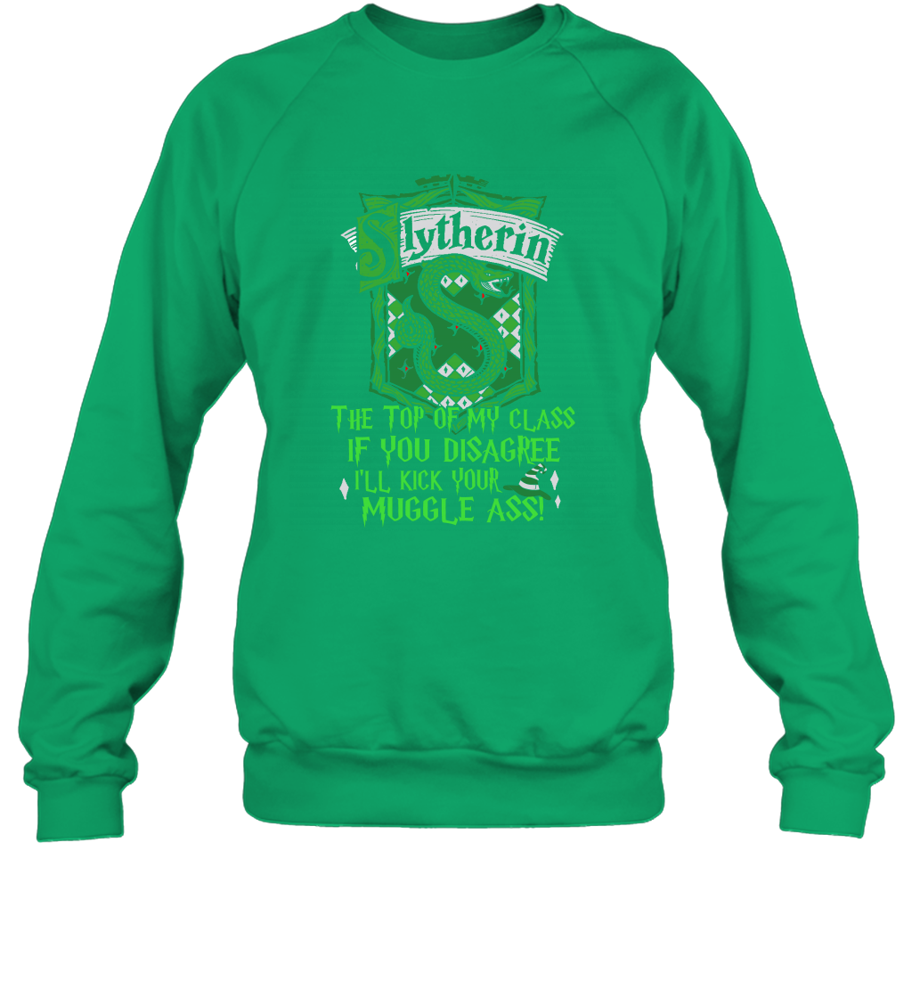 HP QUOTES SLYTHERIN Sweatshirt Sweatshirt Irish Green