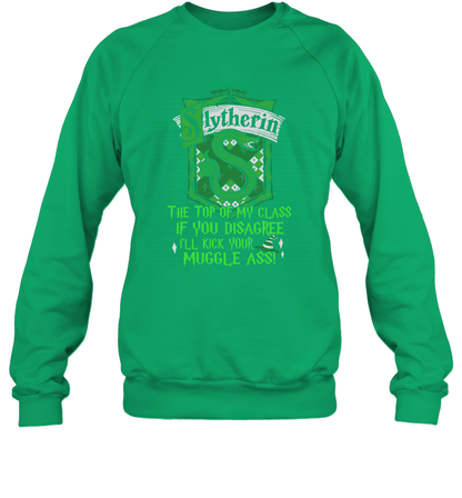 HP QUOTES SLYTHERIN Sweatshirt Sweatshirt Irish Green