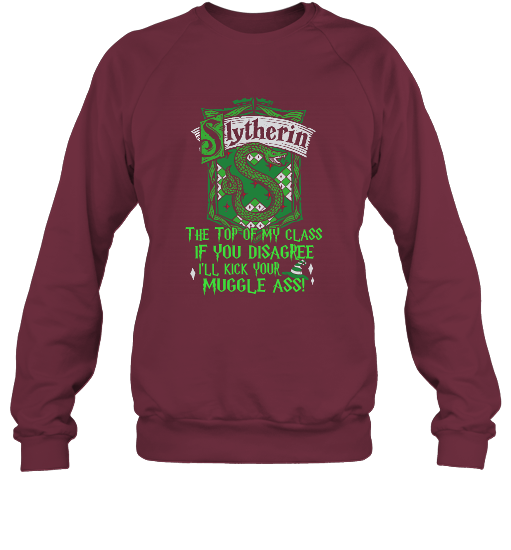HP QUOTES SLYTHERIN Sweatshirt Sweatshirt Maroon