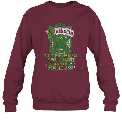 HP QUOTES SLYTHERIN Sweatshirt Sweatshirt Maroon