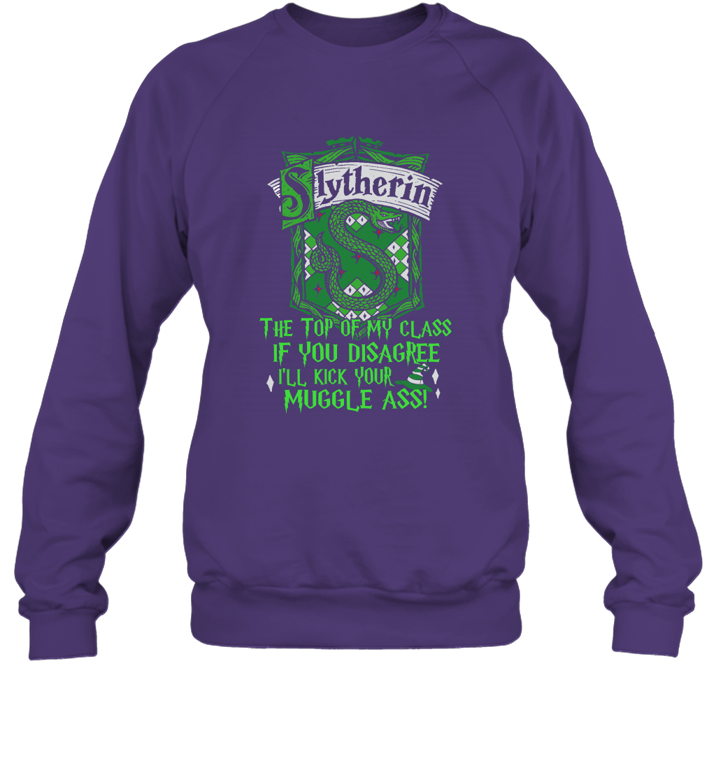 HP QUOTES SLYTHERIN Sweatshirt Sweatshirt Purple