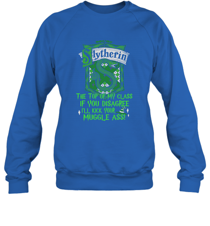 HP QUOTES SLYTHERIN Sweatshirt Sweatshirt Royal
