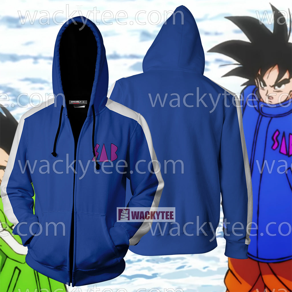 Dragon Ball SAB Vegeta And Goku Cosplay Zip Up Hoodie Jacket Vegeta