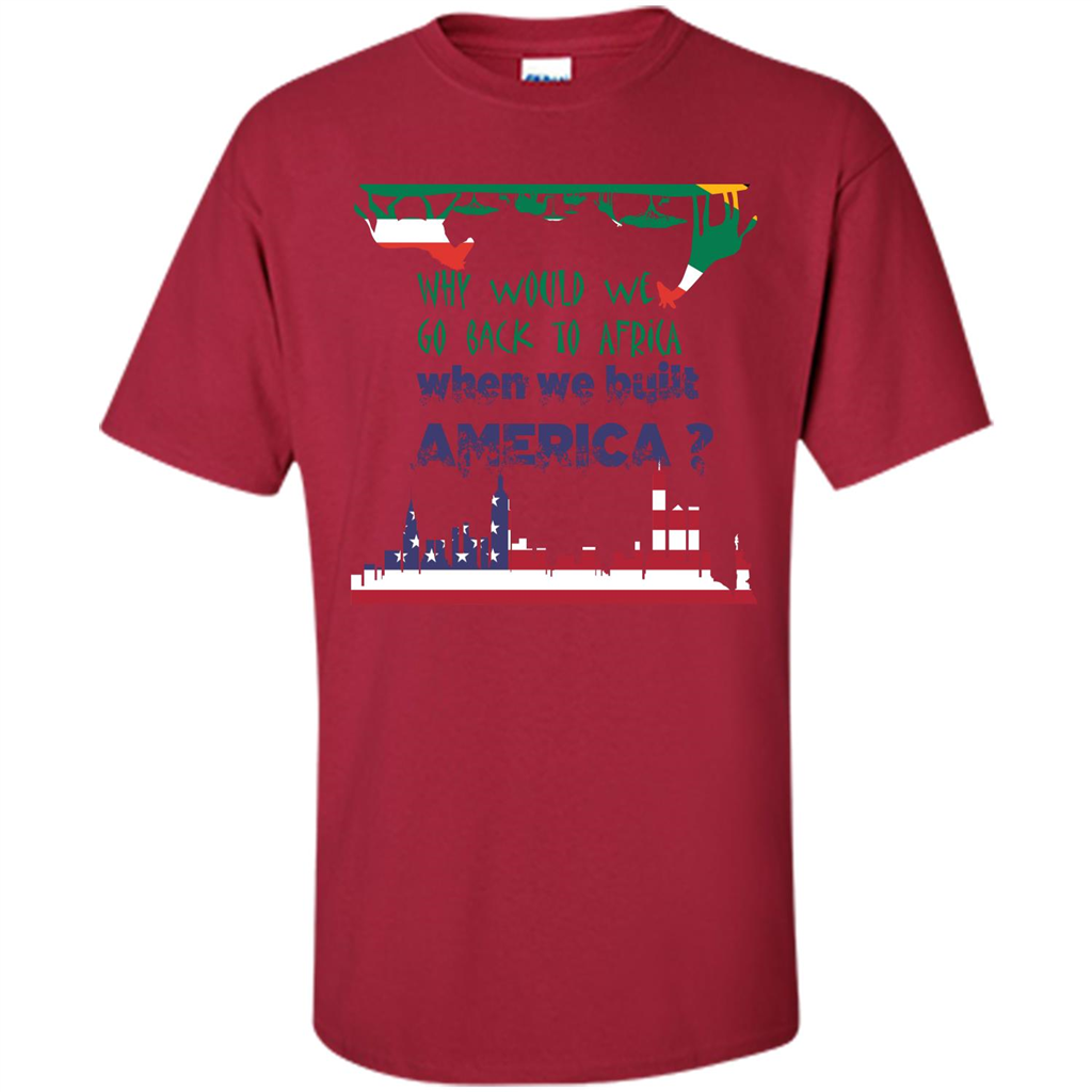 Africa - America T-shirt Build America Cardinal