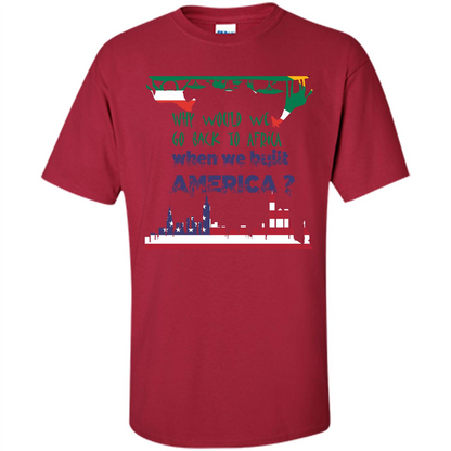 Africa - America T-shirt Build America Cardinal