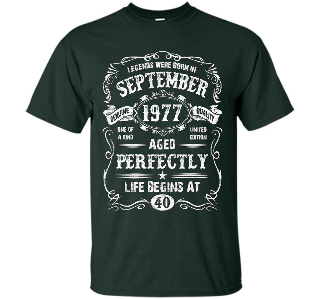 September 1977 40th Birthday T-shirt