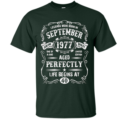 September 1977 40th Birthday T-shirt