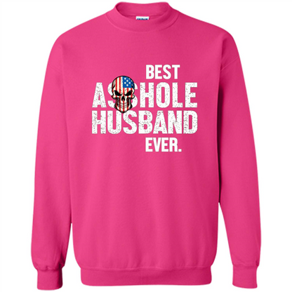 Best Asshole Husband Ever Funny T-shirt Heliconia