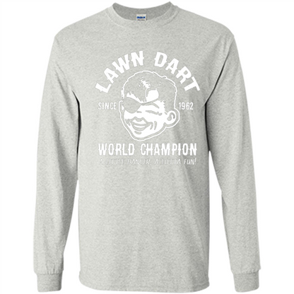 Lawn Dart Since 1962 World Champion Backyard Game T-shirt Ash