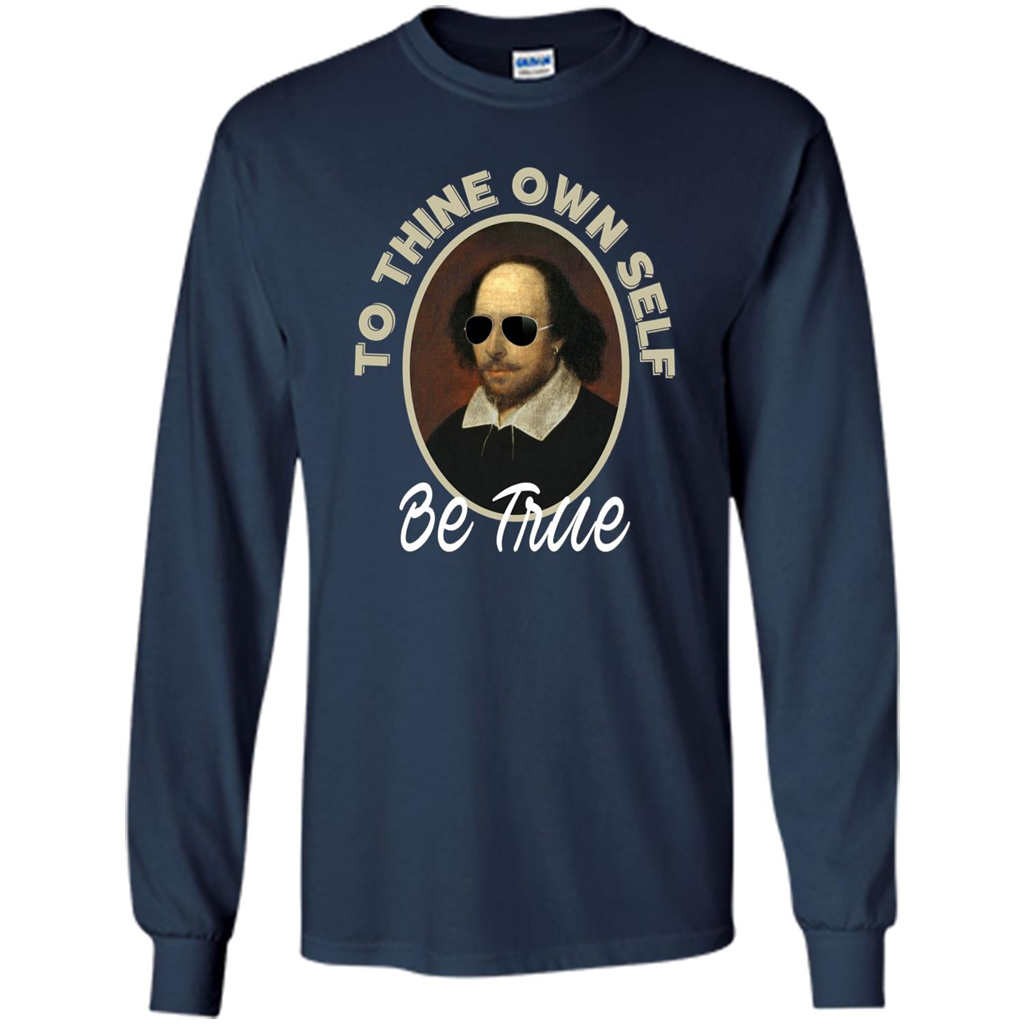 Music T-shirt To Thine Own Self Be True T-shirt Navy