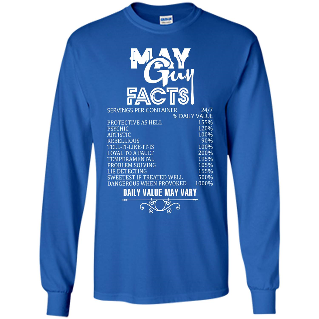 May Guy Facts T-shirt Royal