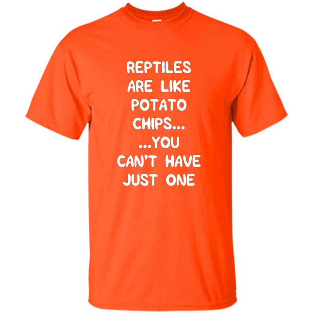 Reptile Funny Shirt Reptile Accessory T-shirt Orange