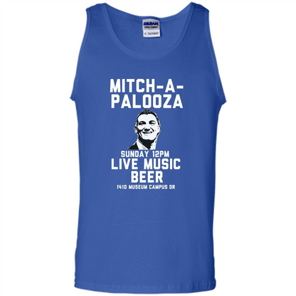 Mitch-a-palooza Live Music Beer T-shirt Royal