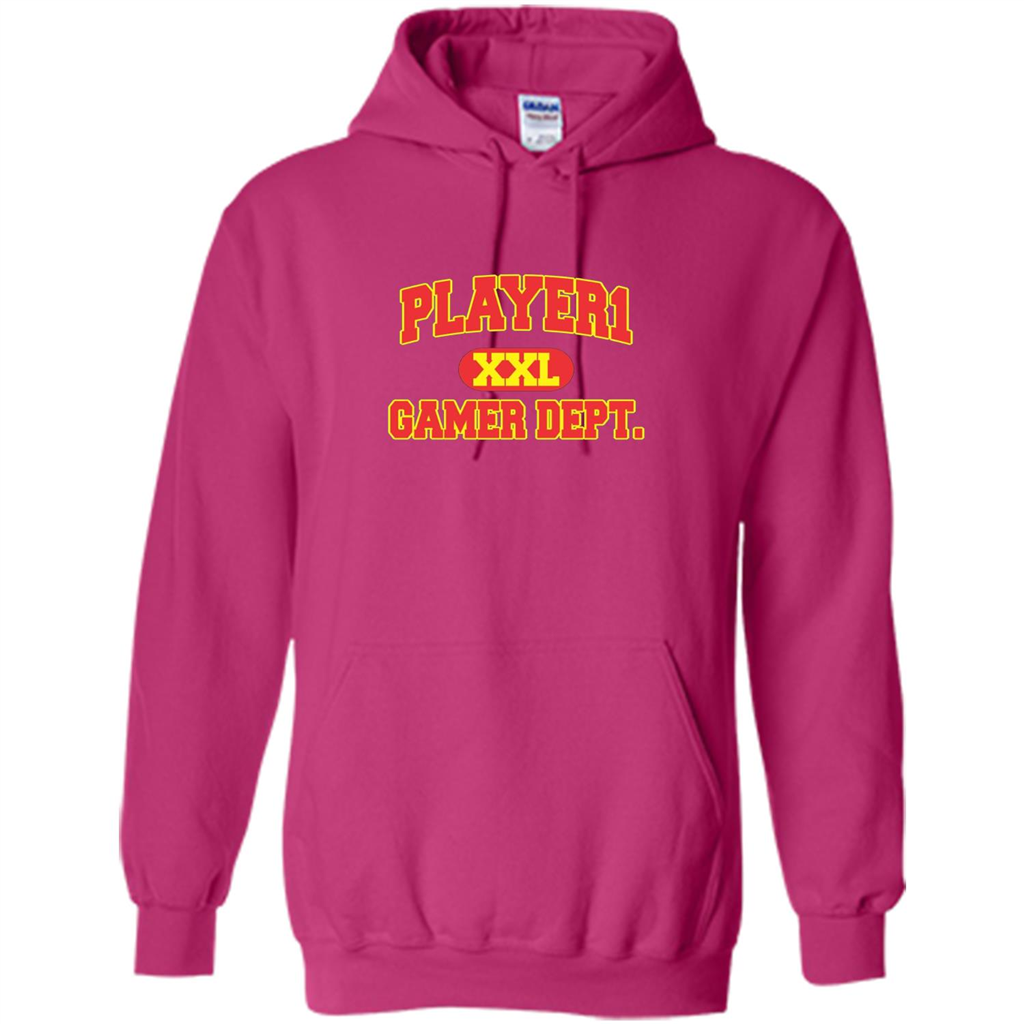 Gamer T-shirt Player 1 XXL Gamer Department Heliconia