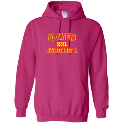 Gamer T-shirt Player 1 XXL Gamer Department Heliconia