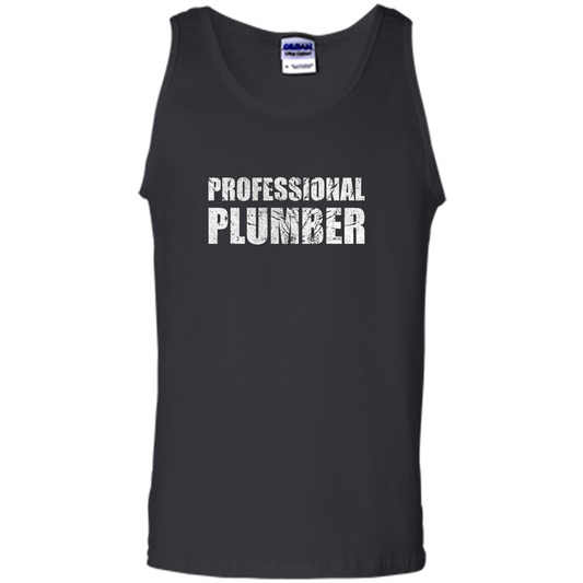 Professional Plumber T-shirt Black