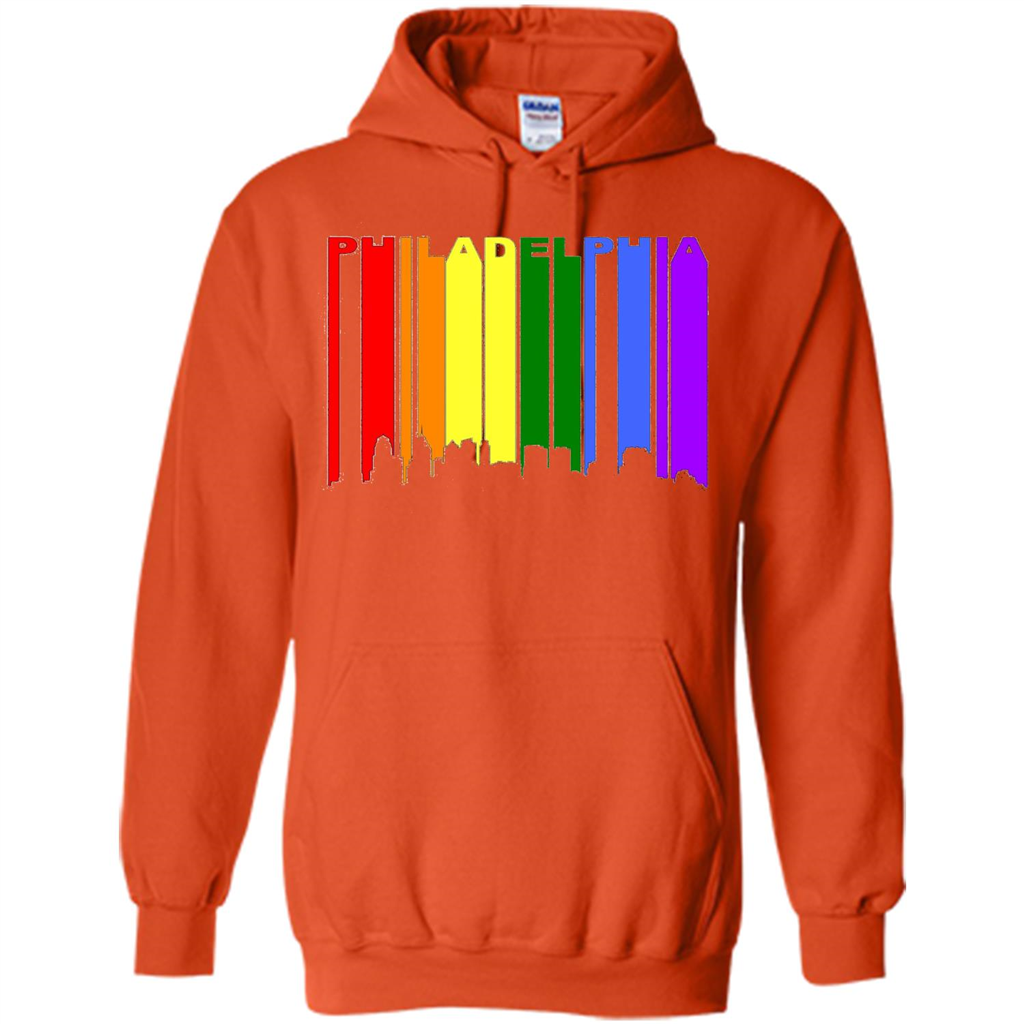 Philadelphia PA Downtown Rainbow LGBT Gay Pride T-shirt