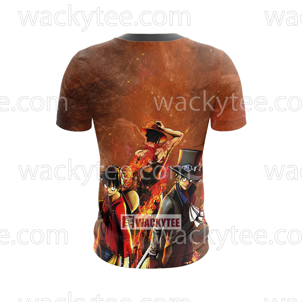One Piece: Luffy - Ace - Sabo 3D T-shirt