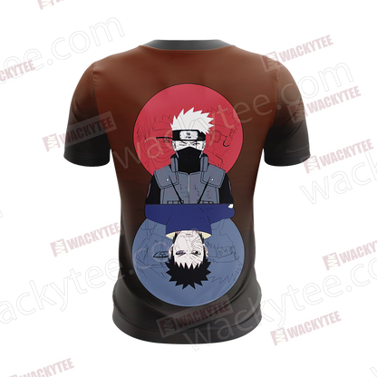 Naruto Obito And Kakashi 3D T-shirt