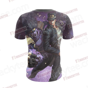 Jojo’s Bizarre Adventure Jotaro Kujo And Star Platinum 3D T-shirt