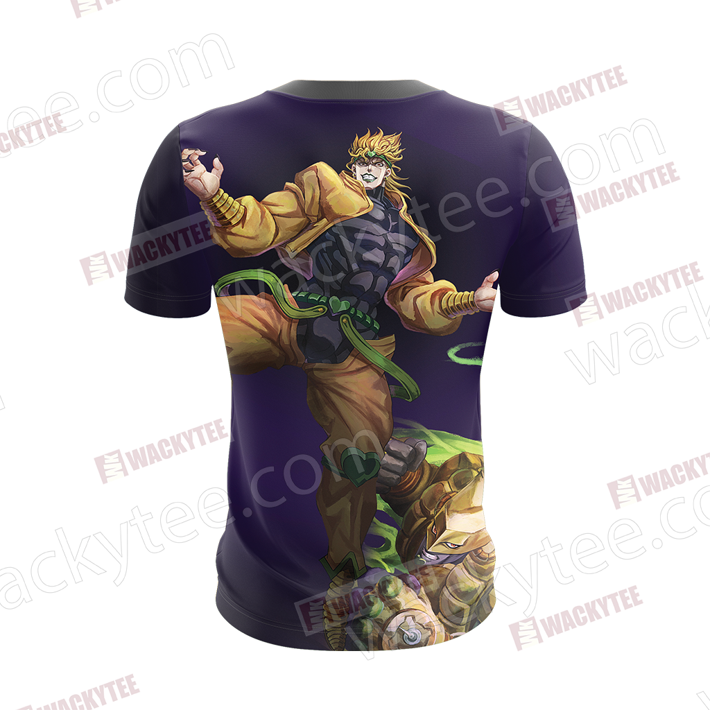 Jojo’s Bizarre Adventure Dio Brando And The World 3D T-shirt