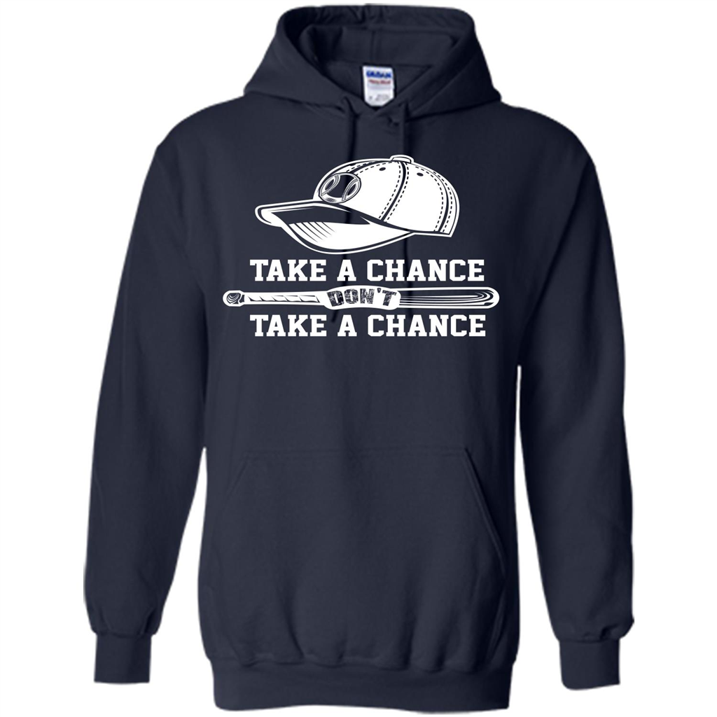 Football T-shirt Take A Chance Don't Take A Chance Navy
