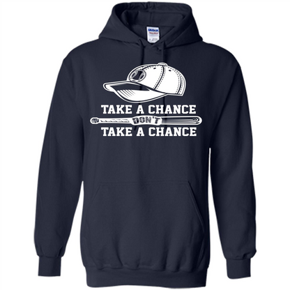 Football T-shirt Take A Chance Don't Take A Chance Navy