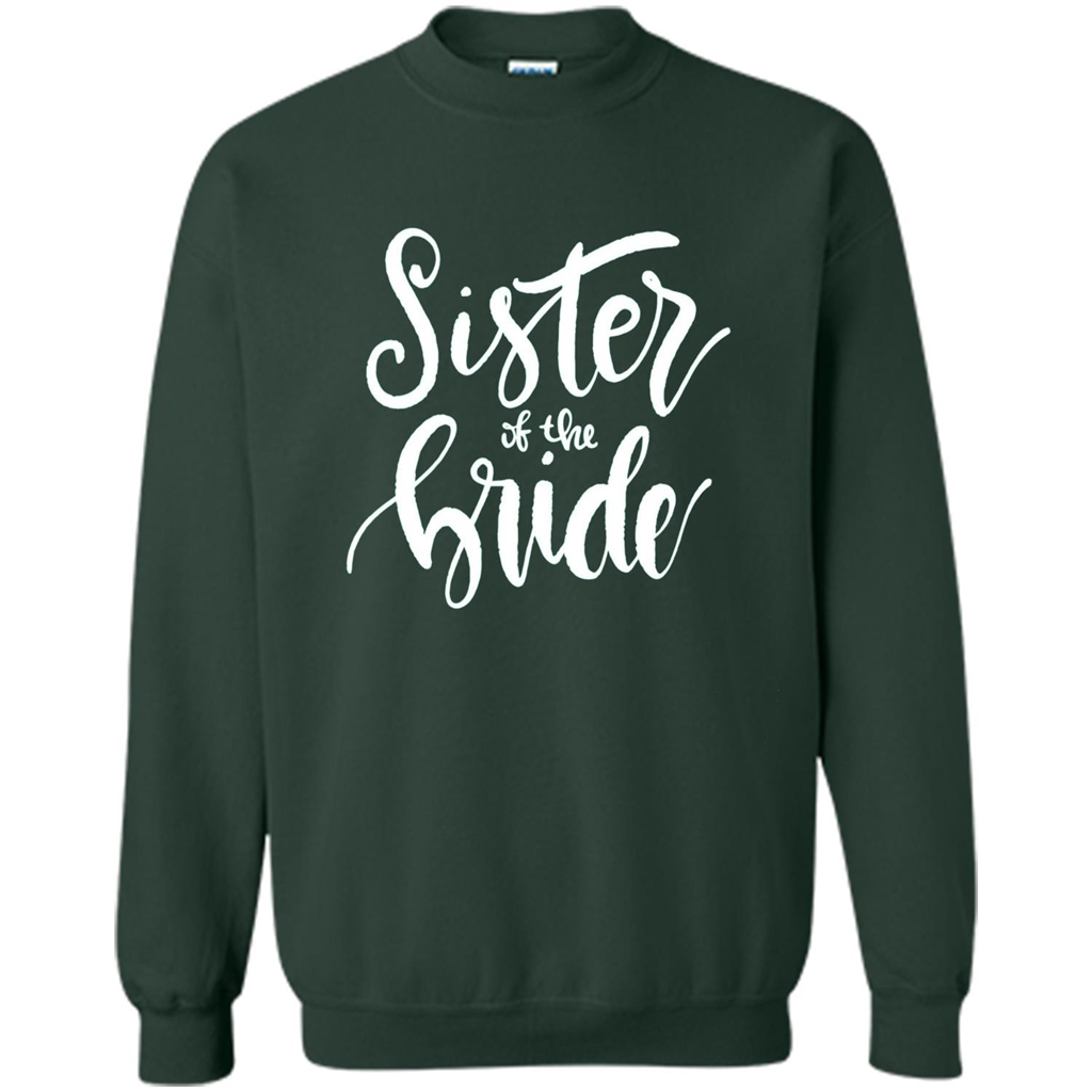 Sister Of The Bride T-shirt Forest Green