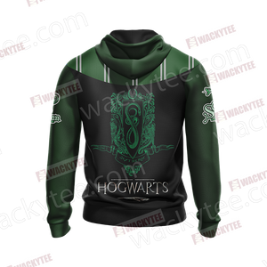 Harry Potter Hogwarts Uniform Slytherin House Unisex 3D Hoodie