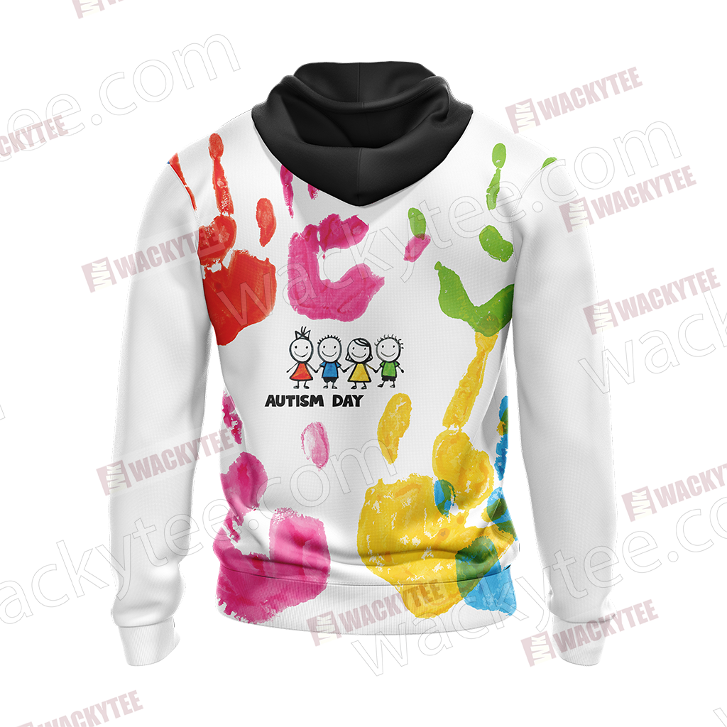 Autism It Takes A Special Mom To Hear What A Child Cannot Say Unisex Zip Up Hoodie Jacket