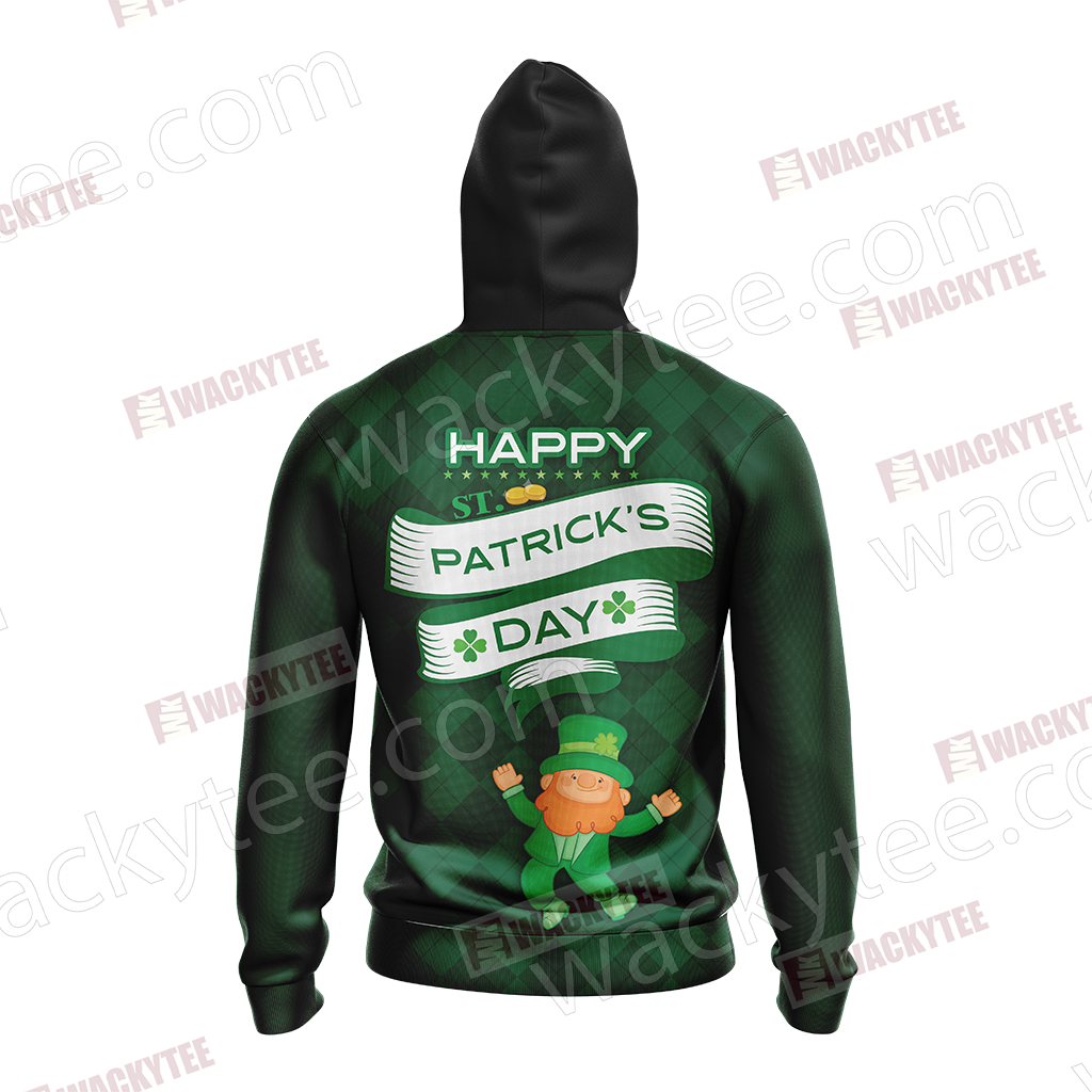 Happy Saint Patrick's Day Unisex 3D Hoodie