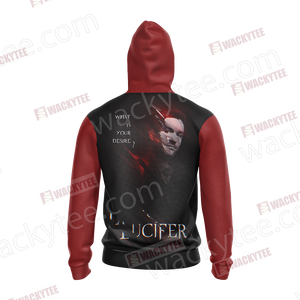 Lucifer New Version Unisex Zip Up Hoodie Jacket