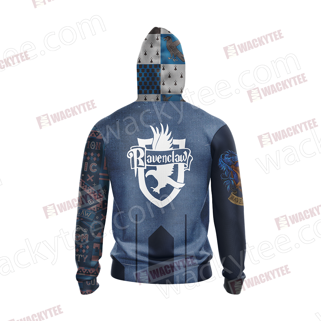 Harry Potter - Ravenclaw House Unisex Zip Up Hoodie