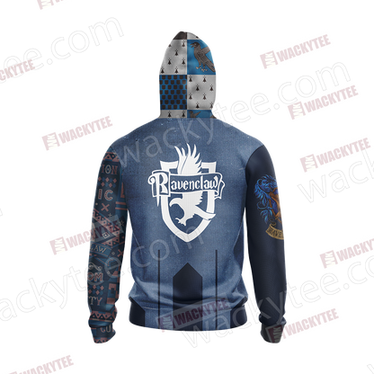 Harry Potter - Ravenclaw House Unisex Zip Up Hoodie