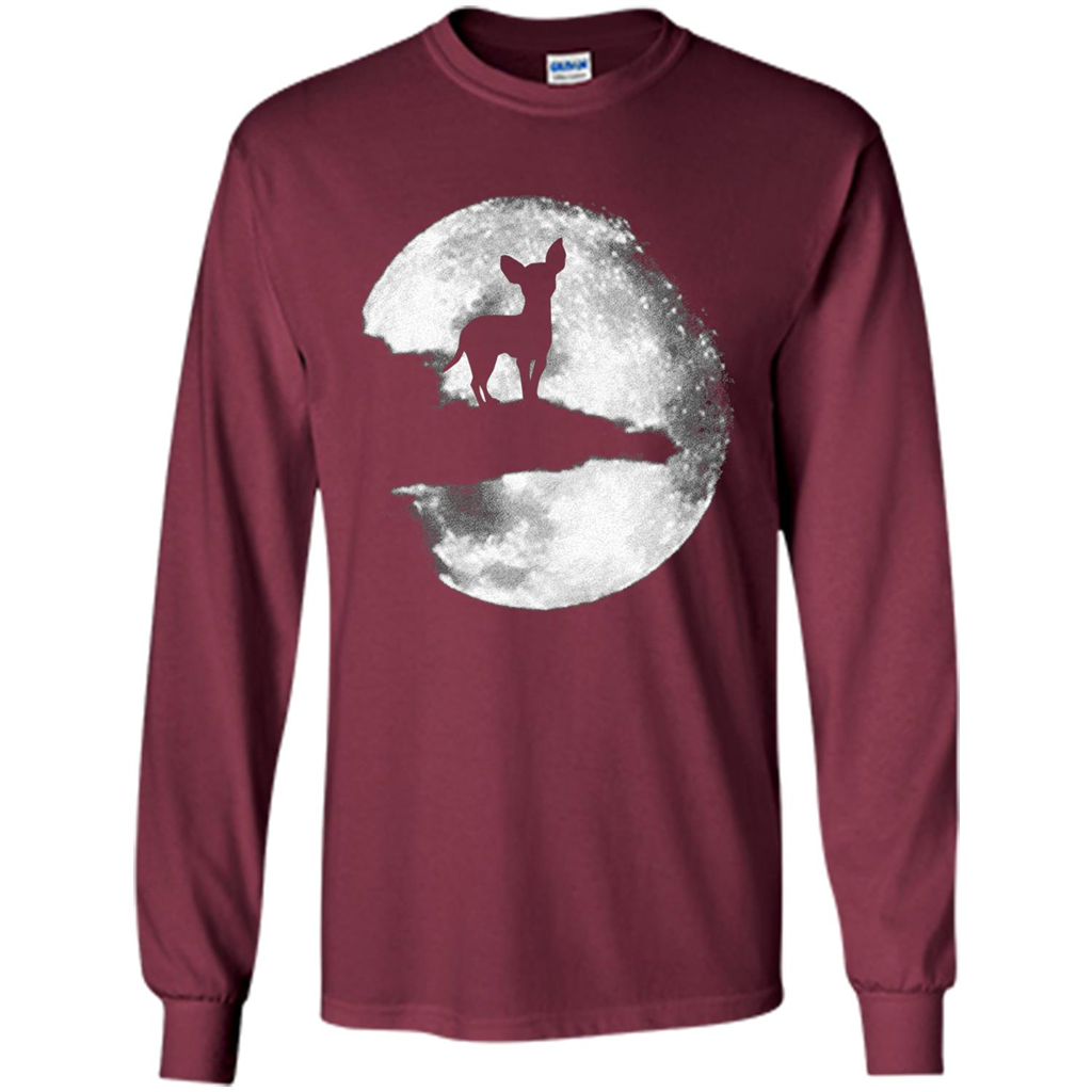 Chihuahua And Moon Halloween T-Shirt