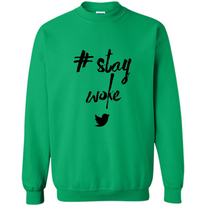 Black Lives Matter T-Shirt Stay Woke Irish Green