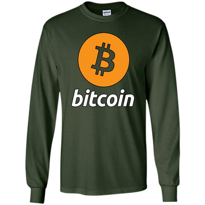 Bitcoin Logo Cryptocurrency BTC T-shirt Forest Green