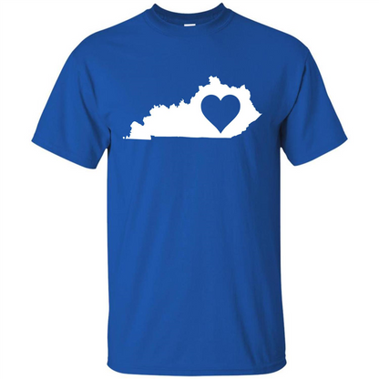 Kentucky Love T-Shirt Kentucky State T-shirt Royal