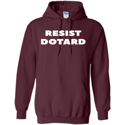 American President T-shirt Resist Dotard T-Shirt Maroon