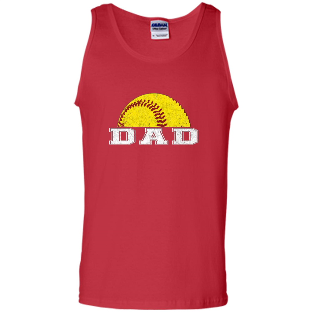 Softball Dad T-shirt - New Favorite Softball Shirt for Dad Red