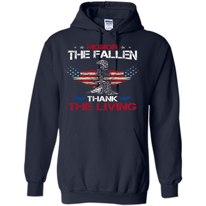 Military T-shirt Honor The Fallen Thank The Living