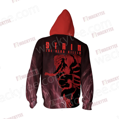 My Hero Academia Stain Bloodcurdle Academy Zip Up Hoodie