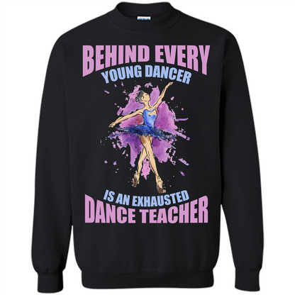 Dancer T-shirt Behind Every Young Dancer Black