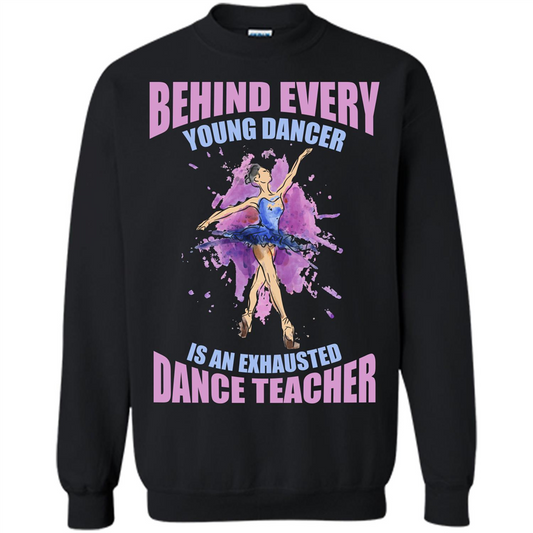 Dancer T-shirt Behind Every Young Dancer Black