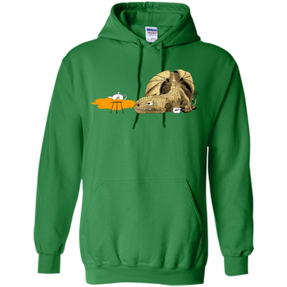 Dragon Making Tea T-Shirt Irish Green
