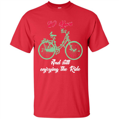 Anniversary T-shirt 20 Years And Still Enjoying The Ride Red