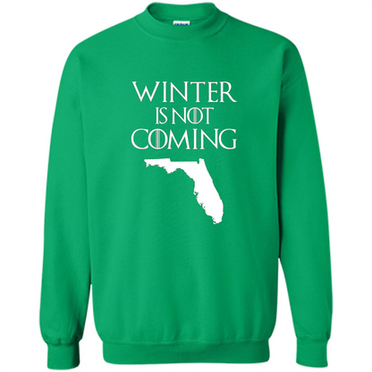 Florida Funny T shirt Winter Is Not Coming Irish Green