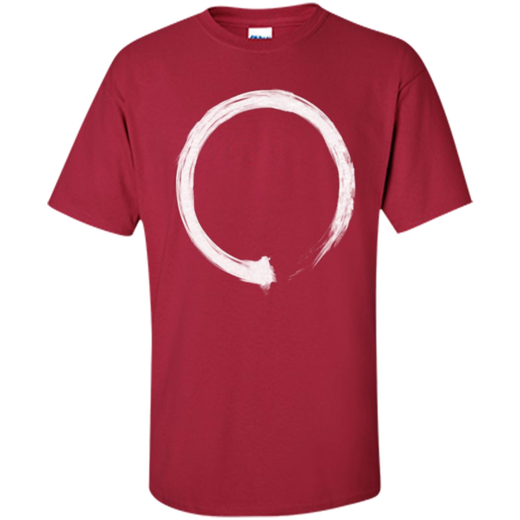 Zen Enso White T-shirt Cardinal