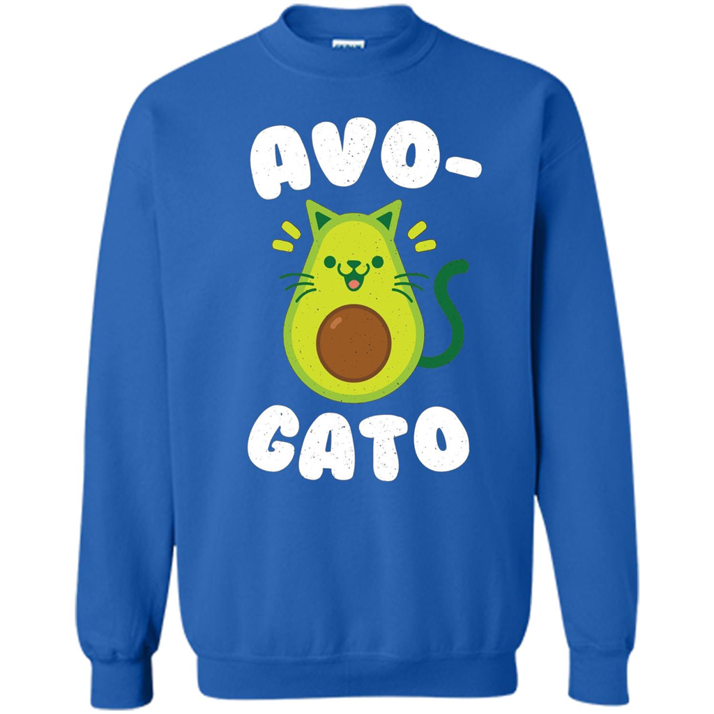 Avogato - Avocado Cat - Funny Avocado T-shirt Royal